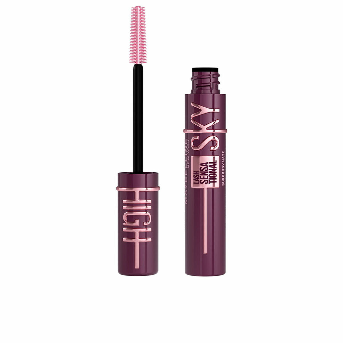 Wimperntusche Maybelline Lash Sensational Sky High Burgundy Haze 7,2 m