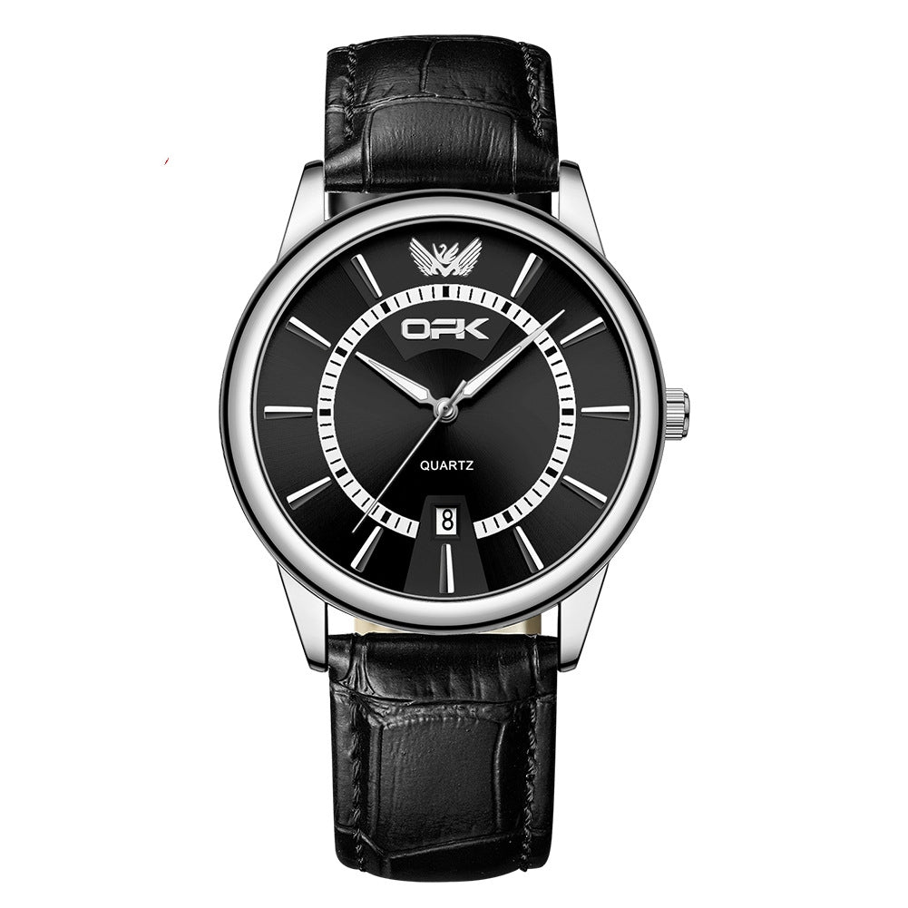 Quarz-Herrenuhr mit Datumsanzeige – Ansicht 2