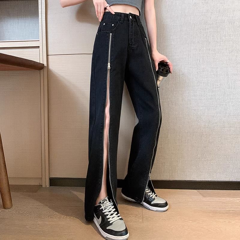 High-Waist Wide Leg Jeans