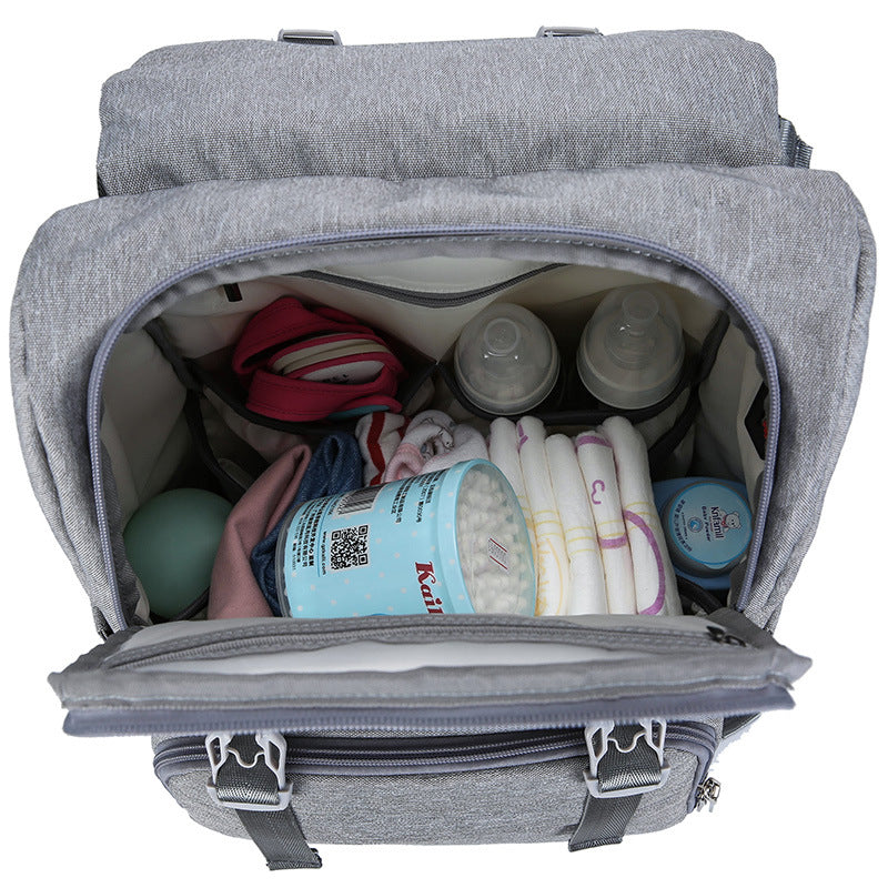Rucksack für Mütter mit Reissverschluss & Schnalle – Bild 7 | LuxeStyle
