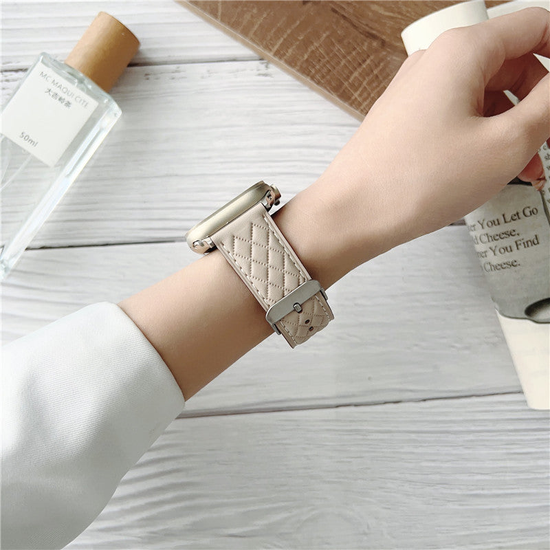 Diamond Checker Starlight Lederarmband – Bild 7 | LuxeStyle