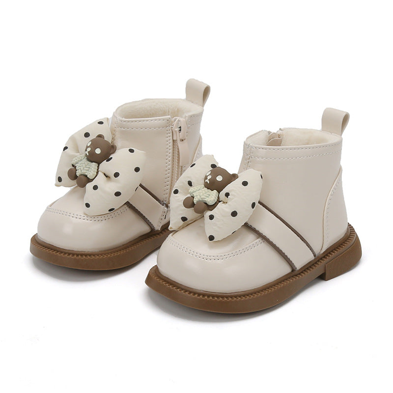 Mädchen Lauflernschuhe aus Mikrofaserleder – Bild 5 | LuxeStyle
