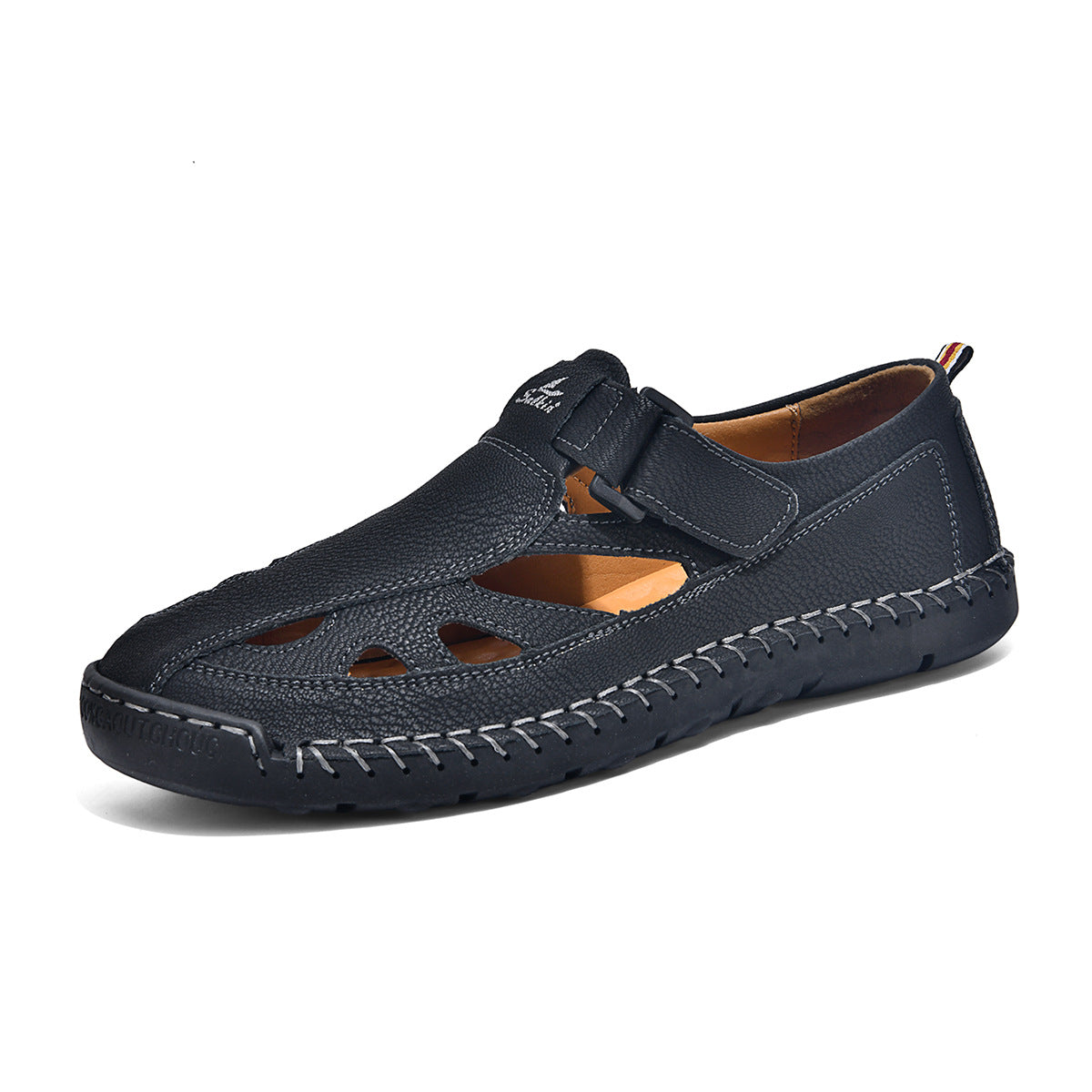 Atmungsaktive, handgenähte Sandalen für Herren