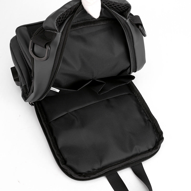 Nylon Brusttasche mit Reissverschluss, wasserdicht – Bild 8 | LuxeStyle