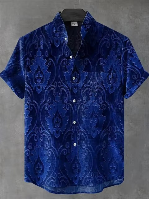 Retro-Herren-Shirt mit 3D-Druck