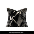 Sofa Kissenbezug mit Kaninchenfell-Imitat | LuxeStyle
