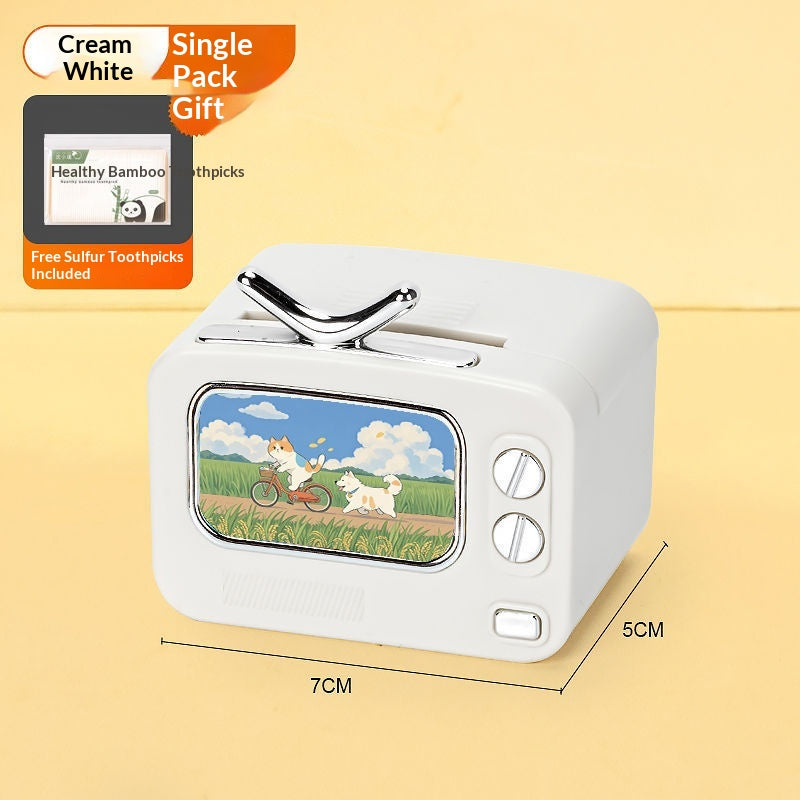 TV-Zahnstocher-Box im japanischen Stil