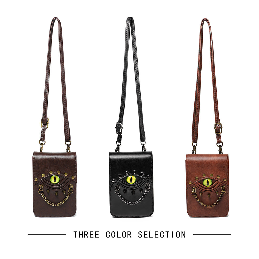 Retro PU-Leder Mini-Gürteltasche für Herren