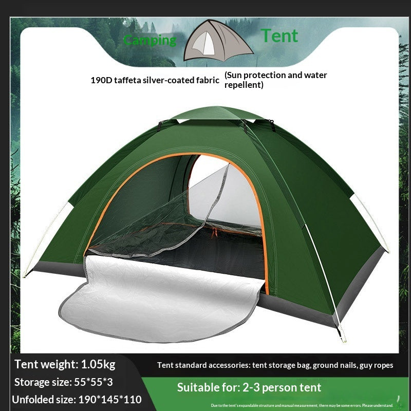 Vollautomatisches Campingzelt für 2 Personen