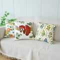 Kissenbezug mit floraler Stickerei | LuxeStyle