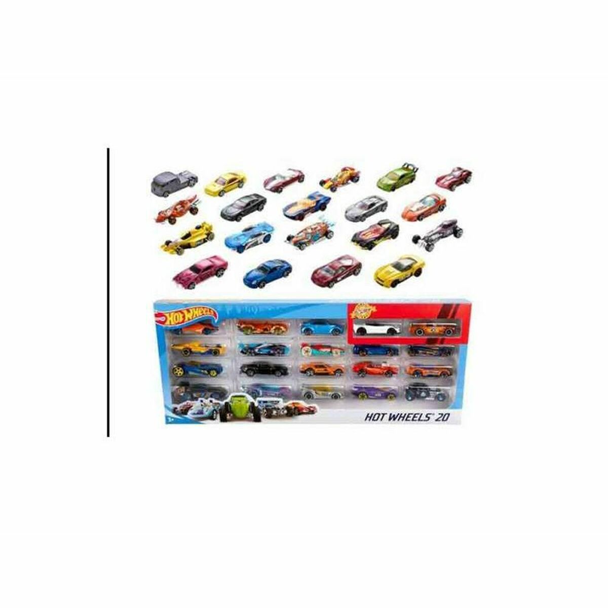 Fahrzeug Spielset – 20 Autos für riesigen Rennspass