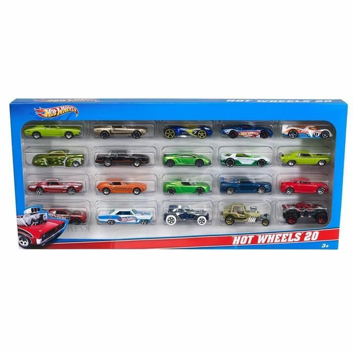 Fahrzeug Spielset – 20 Autos für riesigen Rennspass