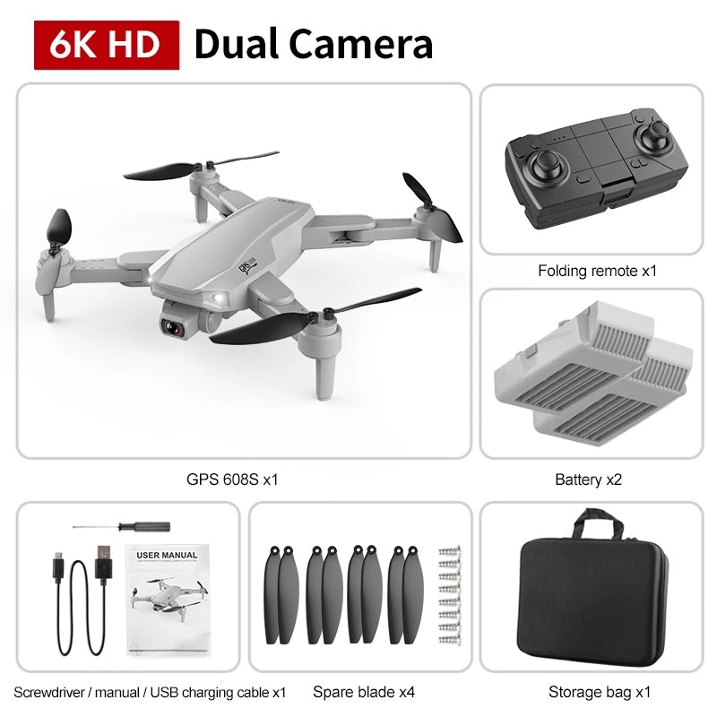 GPS-Drohne mit Dual-Kamera