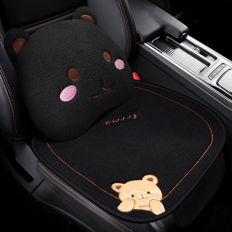 Auto-Sitzkissen-Set aus Plüsch – Bild 10 | LuxeStyle