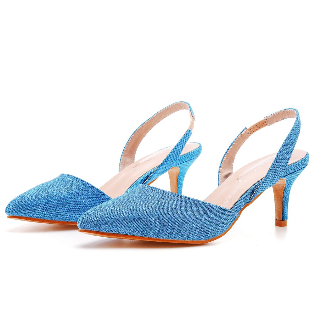 Farbwechselnde Slingback-Sandalen mit spitzer Zehe – Bild 4 | LuxeStyle