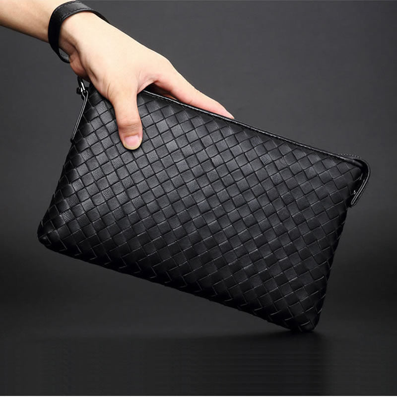 Kleine Lammleder Handtasche für Herren – Bild 1 | LuxeStyle