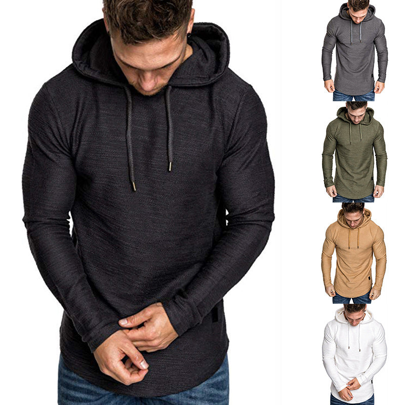 Herren Hoodie Sweatshirt – Langarm Slim Fit
