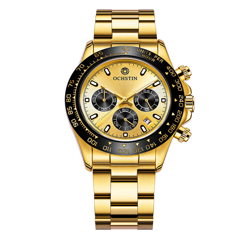 Multifunktions-Edelstahl-Uhr – Bild 3 | LuxeStyle