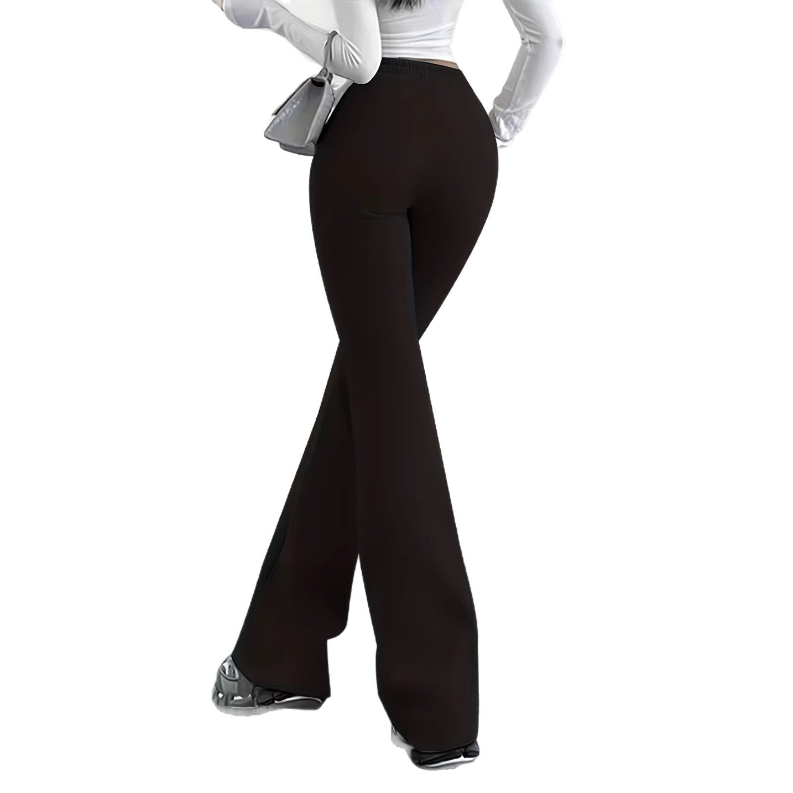 Elegante Bootcut Sweatpants mit Kordelzug