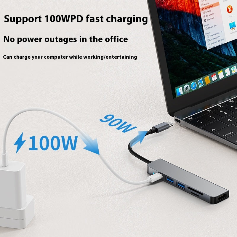 6-in-1 Dock für Notebook & Tablet