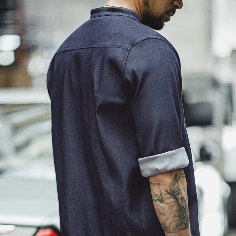 Freizeit-Hemd aus Baumwolle für Herren | LuxeStyle