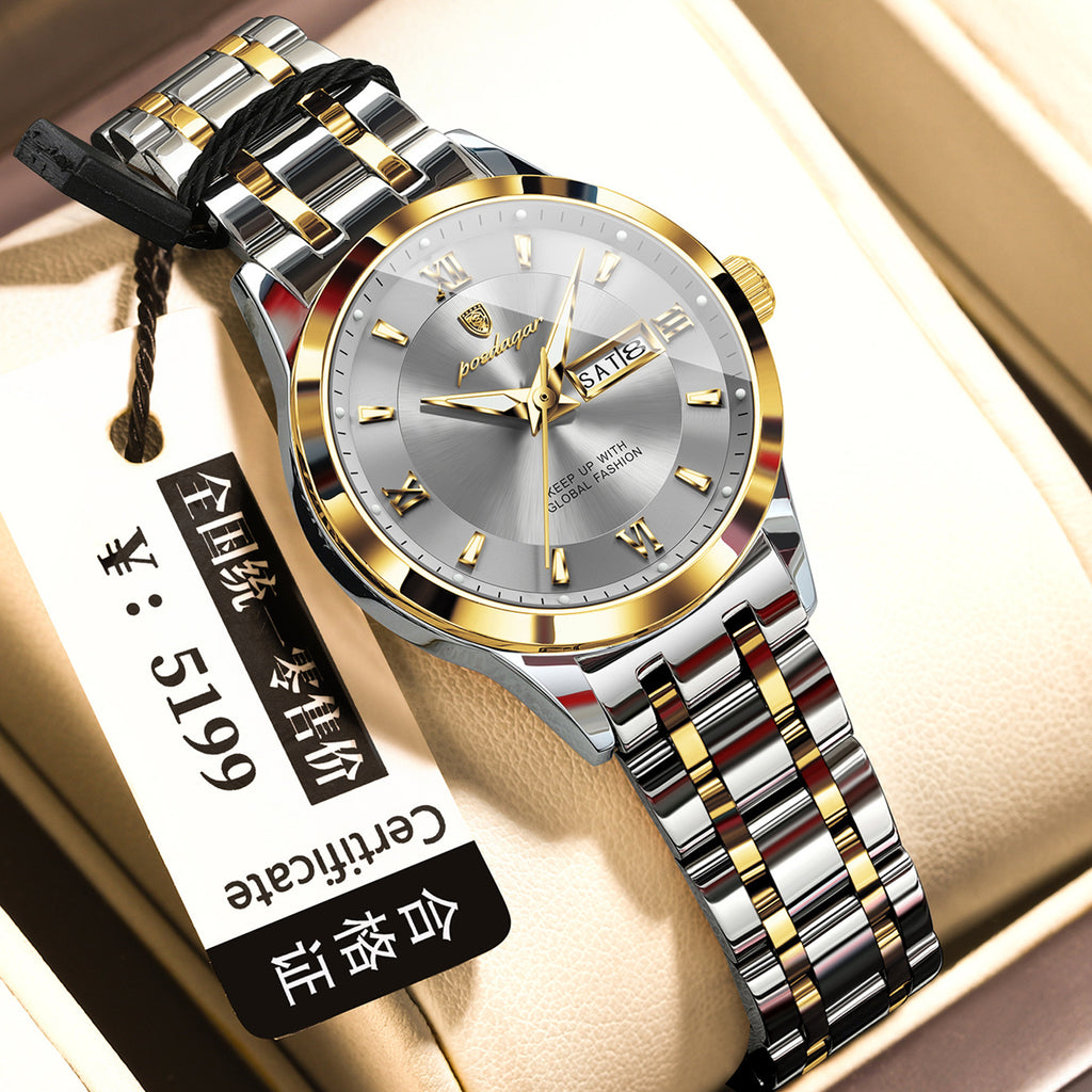 Wasserdichte Herren-Uhr mit Lichterzeugung – Bild 9 | LuxeStyle