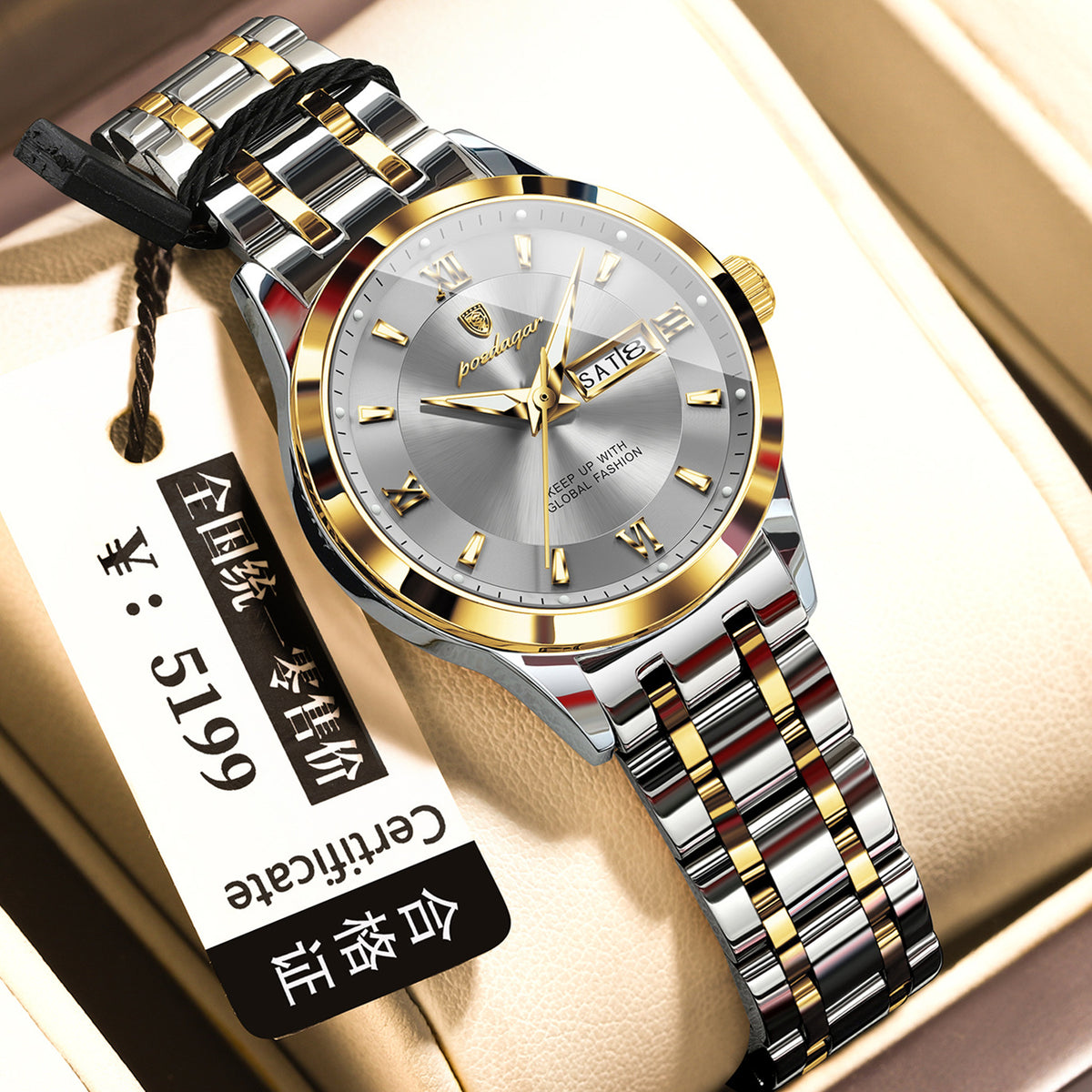 Wasserdichte Herren-Uhr mit Lichterzeugung – Bild 9 | LuxeStyle