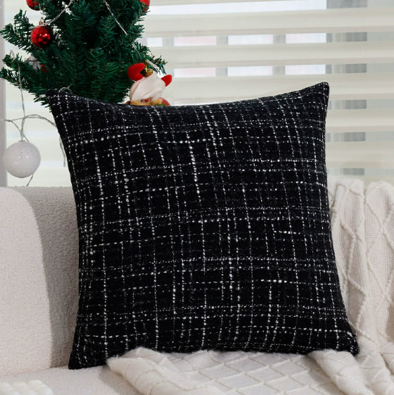 Geometrisches Kissen Schwarz-Weiss – Bild 10 | LuxeStyle