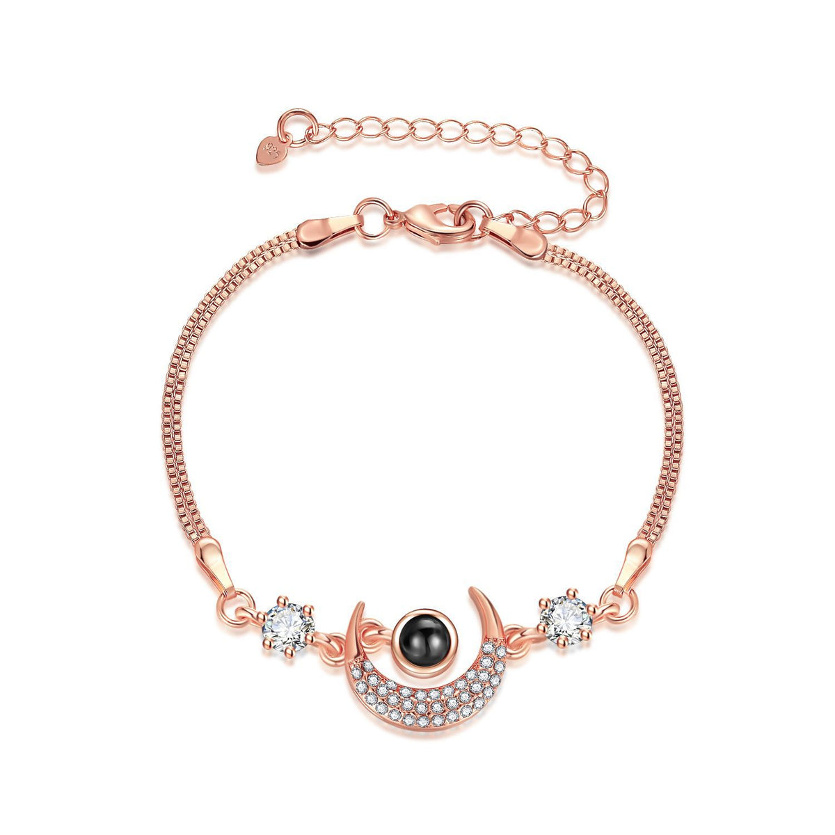 Stern- und Mond-Armband mit Diamant-Einlage – Bild 4 | LuxeStyle
