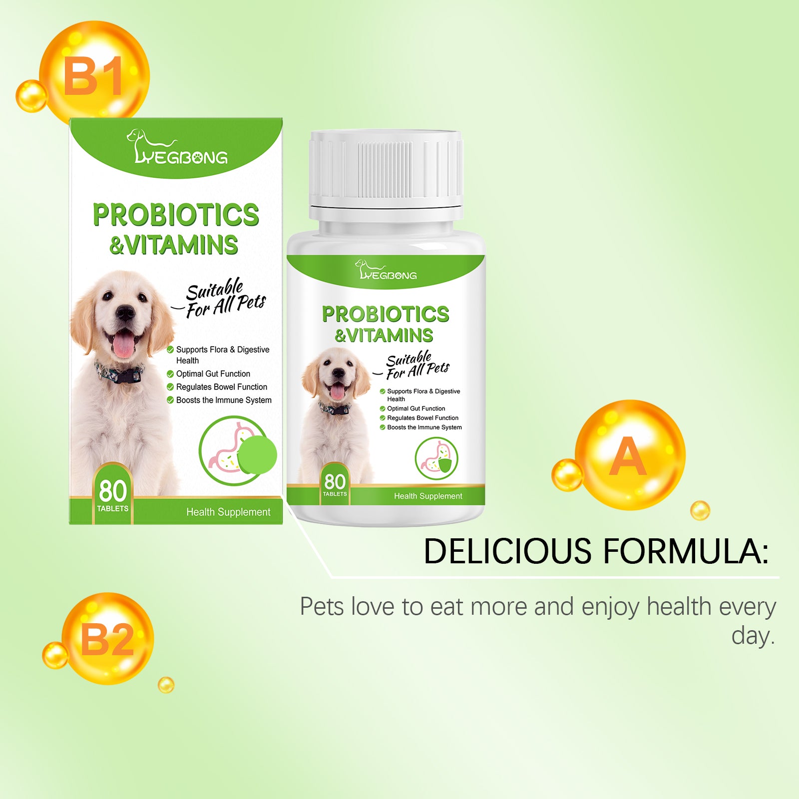 Probiotika-Tabletten für Hunde & Katzen