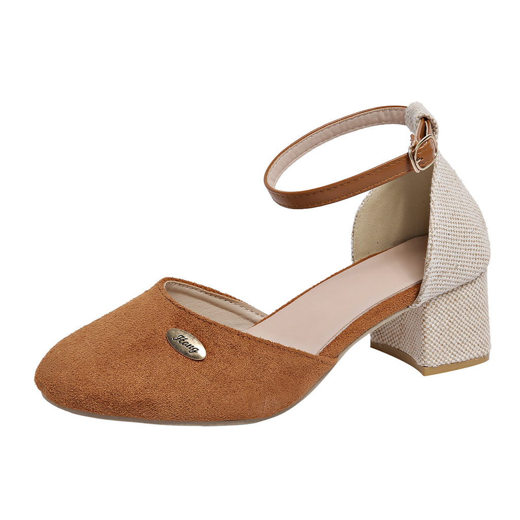 Farbblock-Sandalen aus Leder – Bild 4 | LuxeStyle