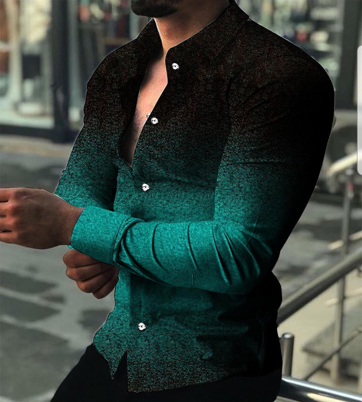 Slim Fit Strickjacke für Herren – Bild 4 | LuxeStyle