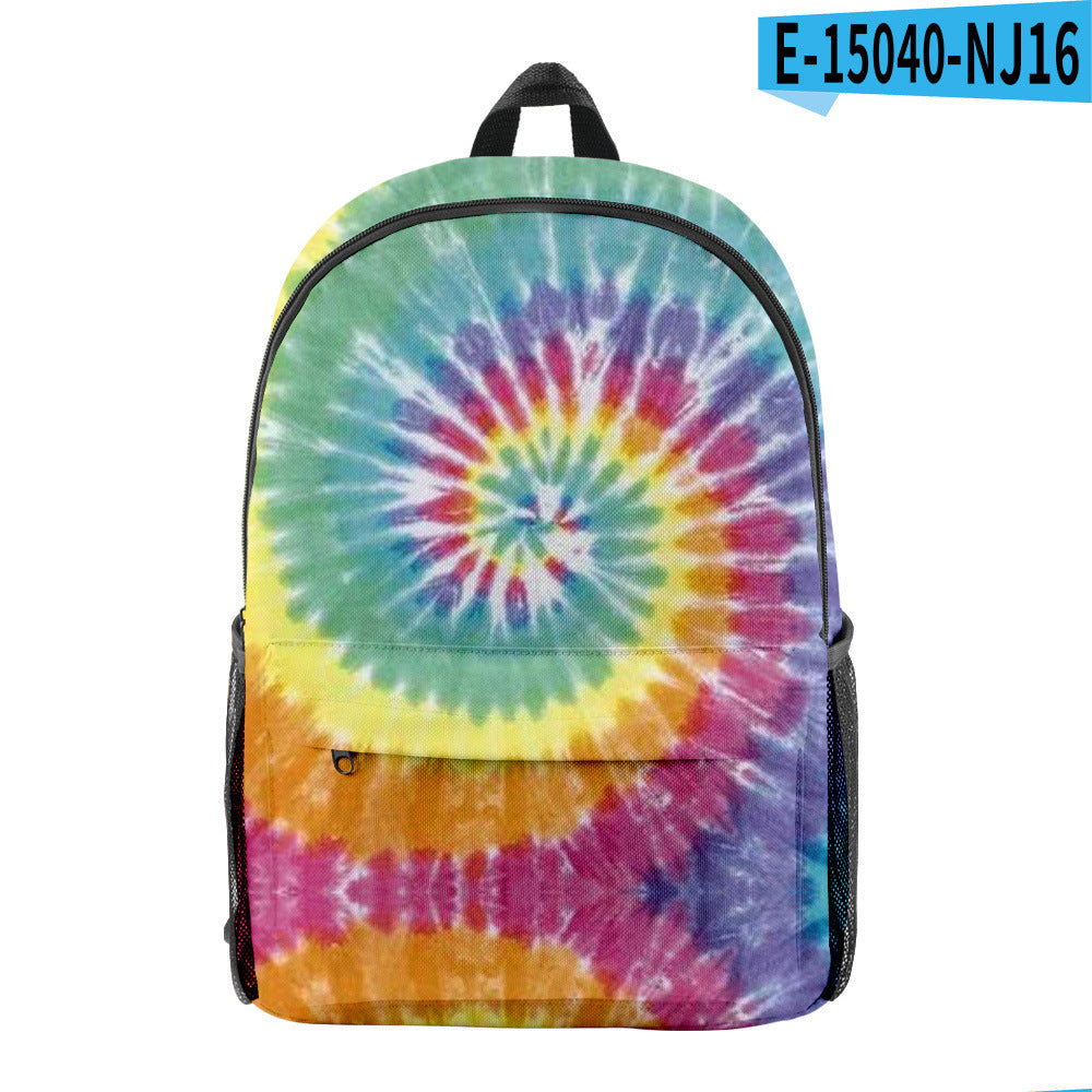 Tie-Dye Rucksack mit Digitaldruck – Bild 4 | LuxeStyle
