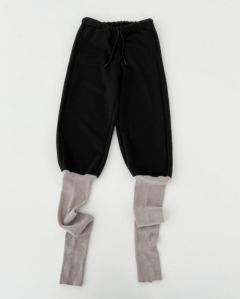 Lässige Mock-Two-Piece Jogginghose für Damen