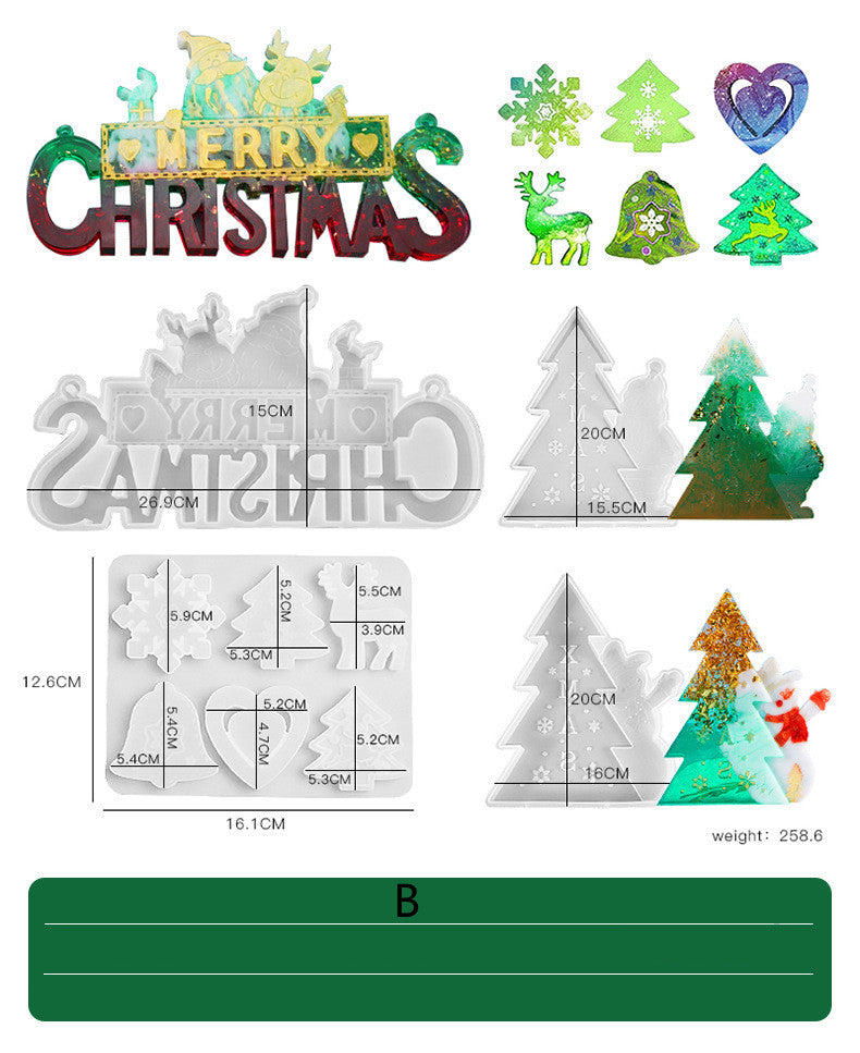 Weihnachtsbaumglocke Schneeflocke Silikonform – Bild 7 | LuxeStyle