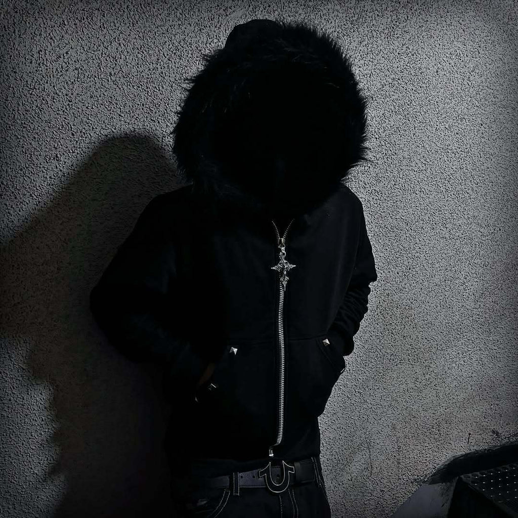 Kapuzenpullover mit Fleecefutter