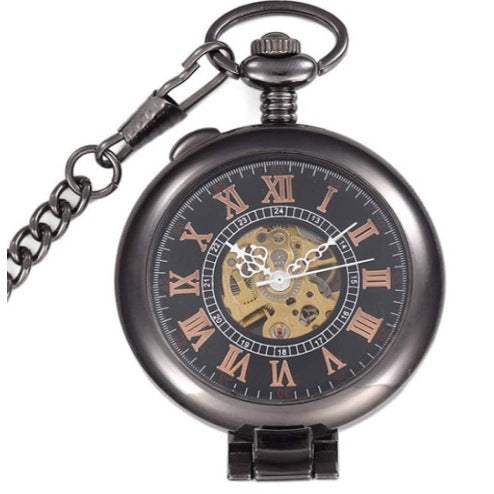 Mechanische Taschenuhr im Antik-Stil