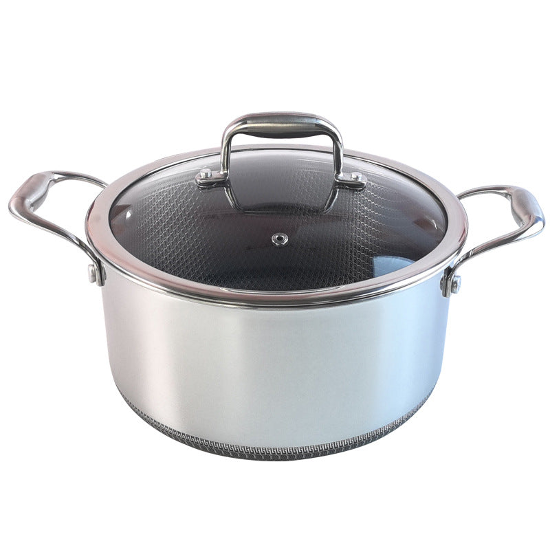 Binauraler 316 Edelstahl Suppentopf 24cm mit Deckel