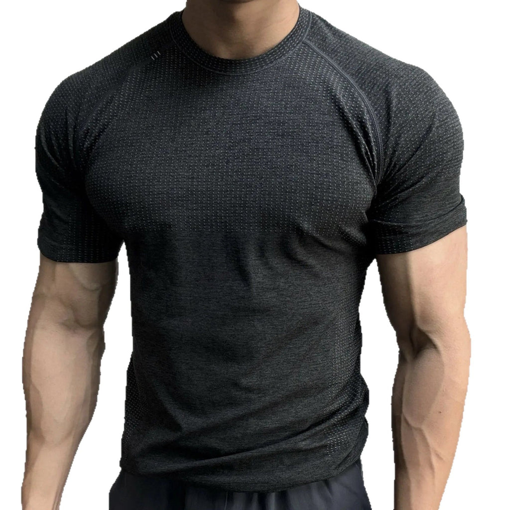 Schnelltrocknendes Kurzarm-Sportshirt für Herren