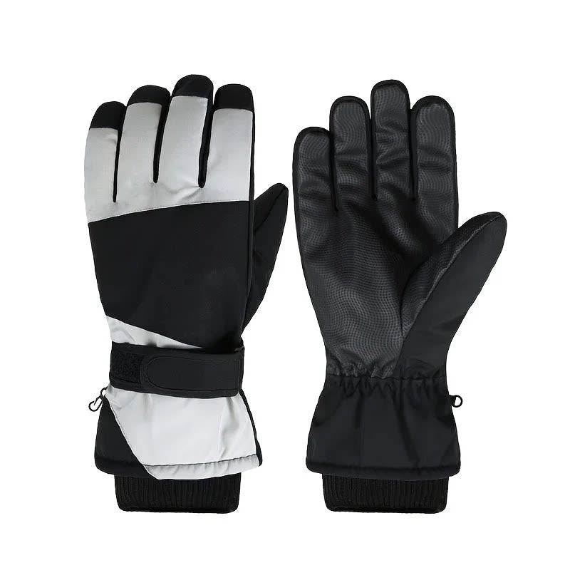 Winddichte Ski-Handschuhe M/L – Polyester – Bild 5 | LuxeStyle