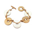 Damenarmreif Guess Gold Weiß (21 cm)