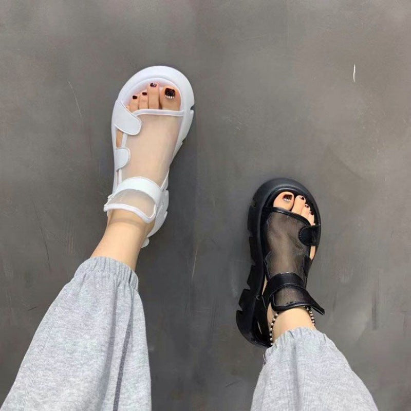Muffin Mesh Sandalen mit dicker Sohle – Bild 2 | LuxeStyle