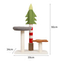 Weihnachtsbaum Katzen-Kratzbaum mit Sisal