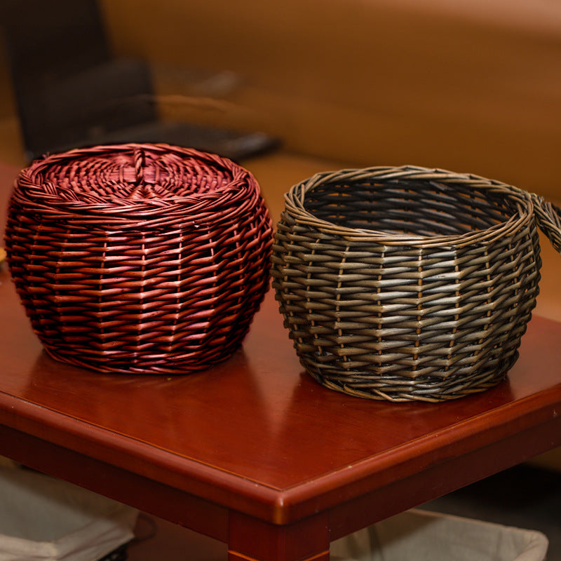 Geflochtener Rattan-Korb für Snacks & Früchte – Bild 4 | LuxeStyle