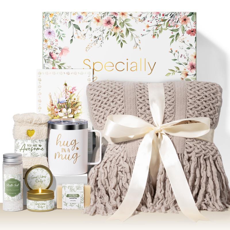 Geschenkbox mit Decke und Wellness-Produkten – Bild 3 | LuxeStyle
