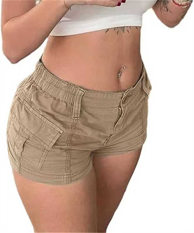 Elegante Cargo Denim Shorts für Damen