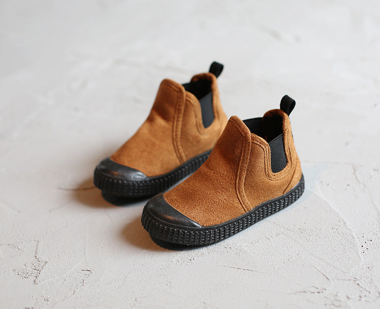 Warme Velour-Kinderschuhe