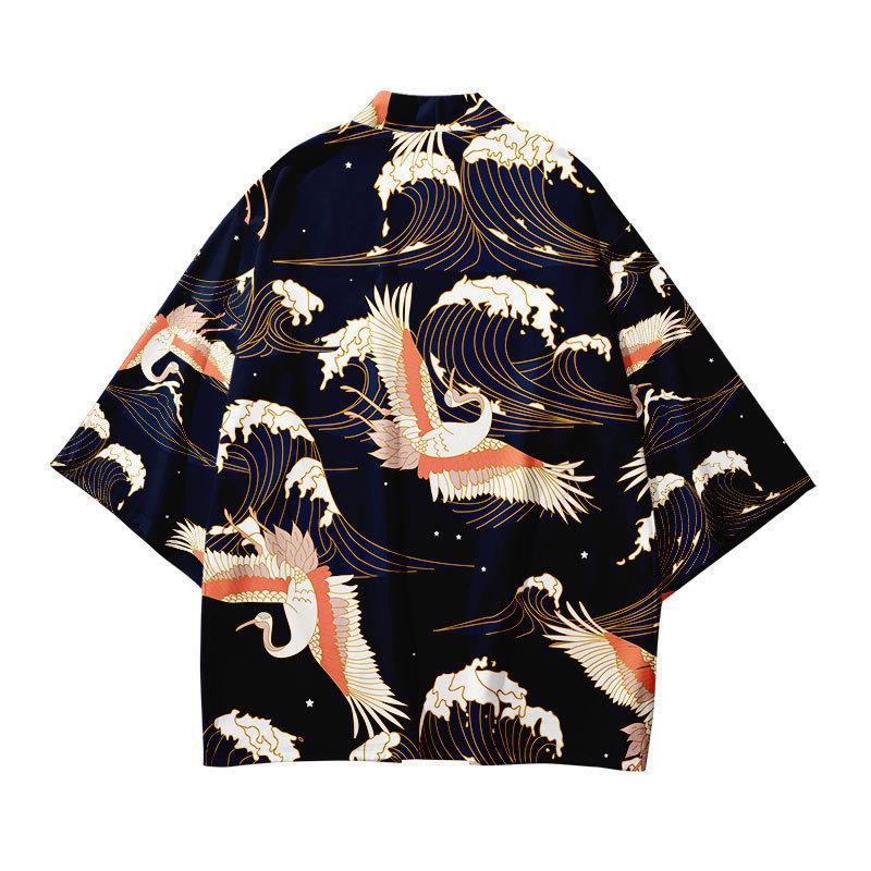 Loose Fit Printed Cardigan Herren
