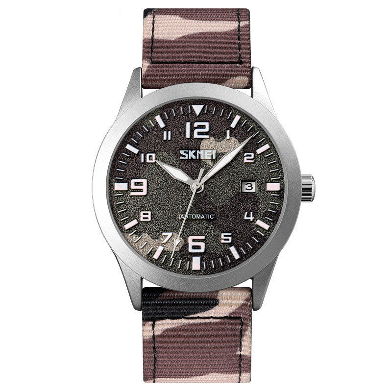 Sportliche Automatikuhr mit Nylonarmband – Bild 4 | LuxeStyle