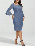 Elegantes Kleid mit Stickerei